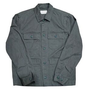 Everlane The Chore Shirt Jacket Cotton Twill Pine Dark Green Men’s Sz S